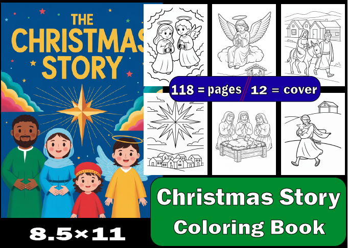 118 the Christmas Story Coloring Book