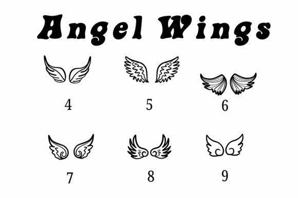 Angel Wings Font - Preview 3