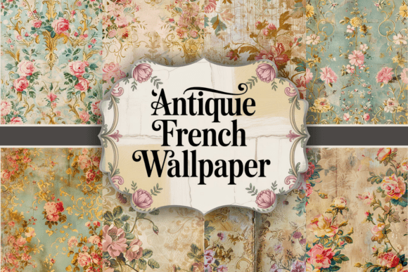 Antique French Wallpaper
