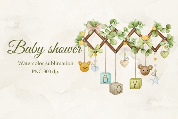 Baby Shower for a Boy. Boho Nursery.