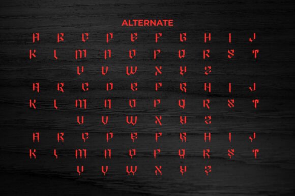 Black Phobia Font - Preview 5