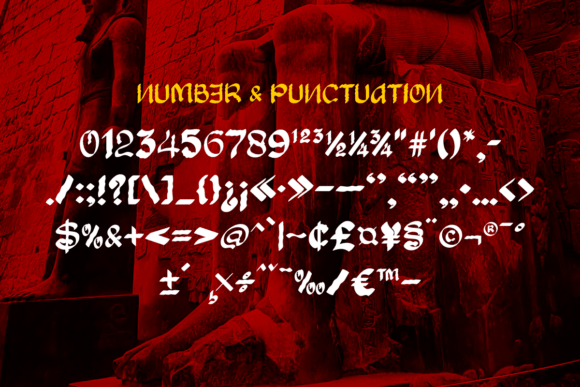 Cairo Emberlock Font - Preview 3