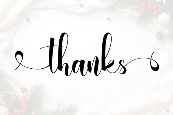 Christmas Beautiful Font - Preview 6