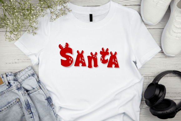 Christmas Reindeer Font - Preview 1