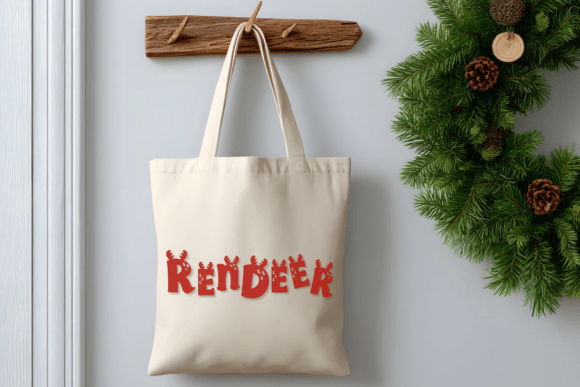Christmas Reindeer Font - Preview 3