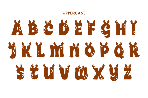 Christmas Reindeer Font - Preview 5