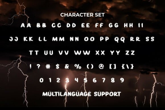 Crazy Storm Font - Preview 4