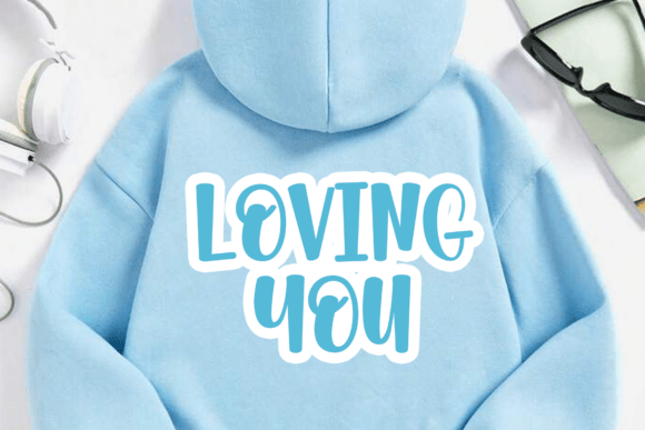 Cute Snowy Font PNG with transparent background - Preview 1