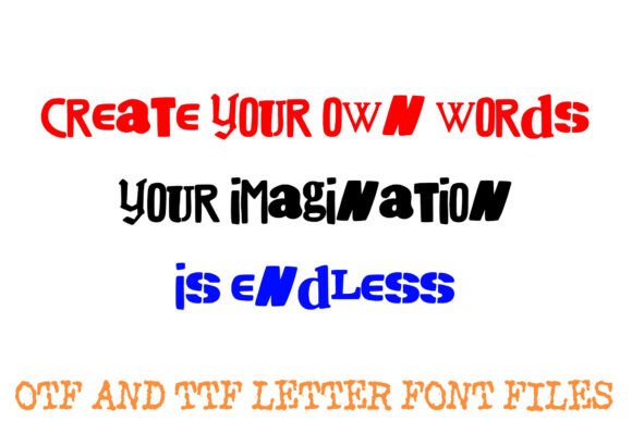Diy Ransom Note Font - Preview 2