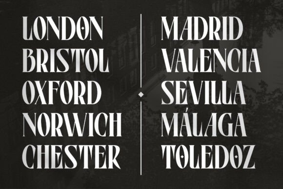 Erione Font font preview - 3
