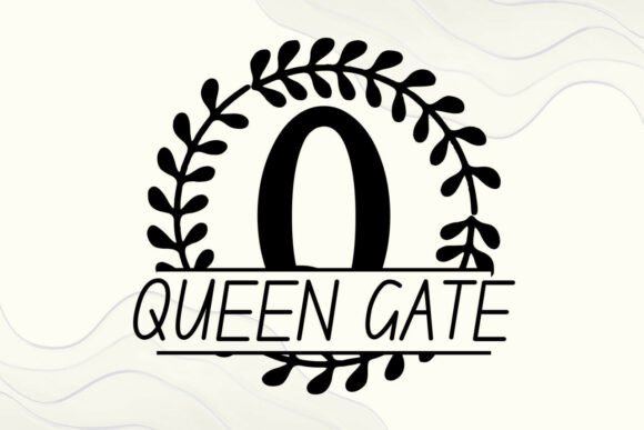 Ivorygate Split Monogram Font PNG with transparent background - Preview 1