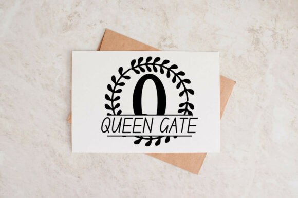 Ivorygate Split Monogram Font PNG with transparent background - Preview 2
