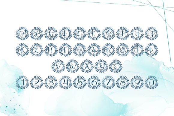 Jewelbourne Monogram Font - Preview 3