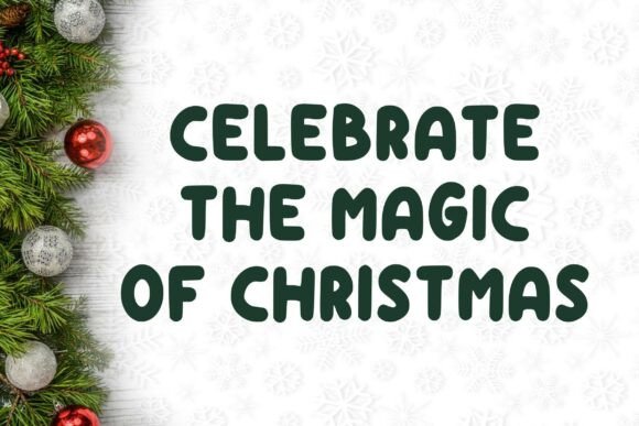 Jingle Bels Christmas Font - Preview 2