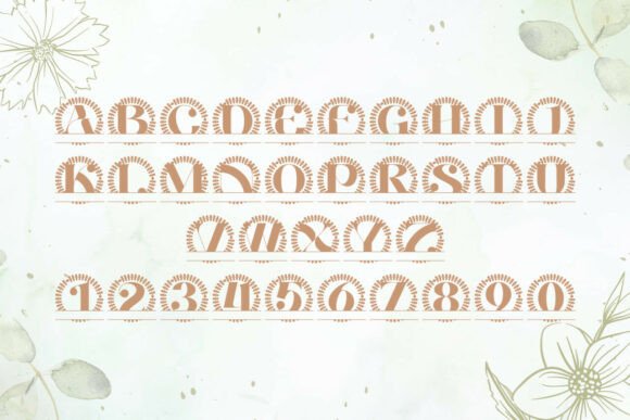 Kingsleigh Split Monogram Font PNG with transparent background - Preview 3
