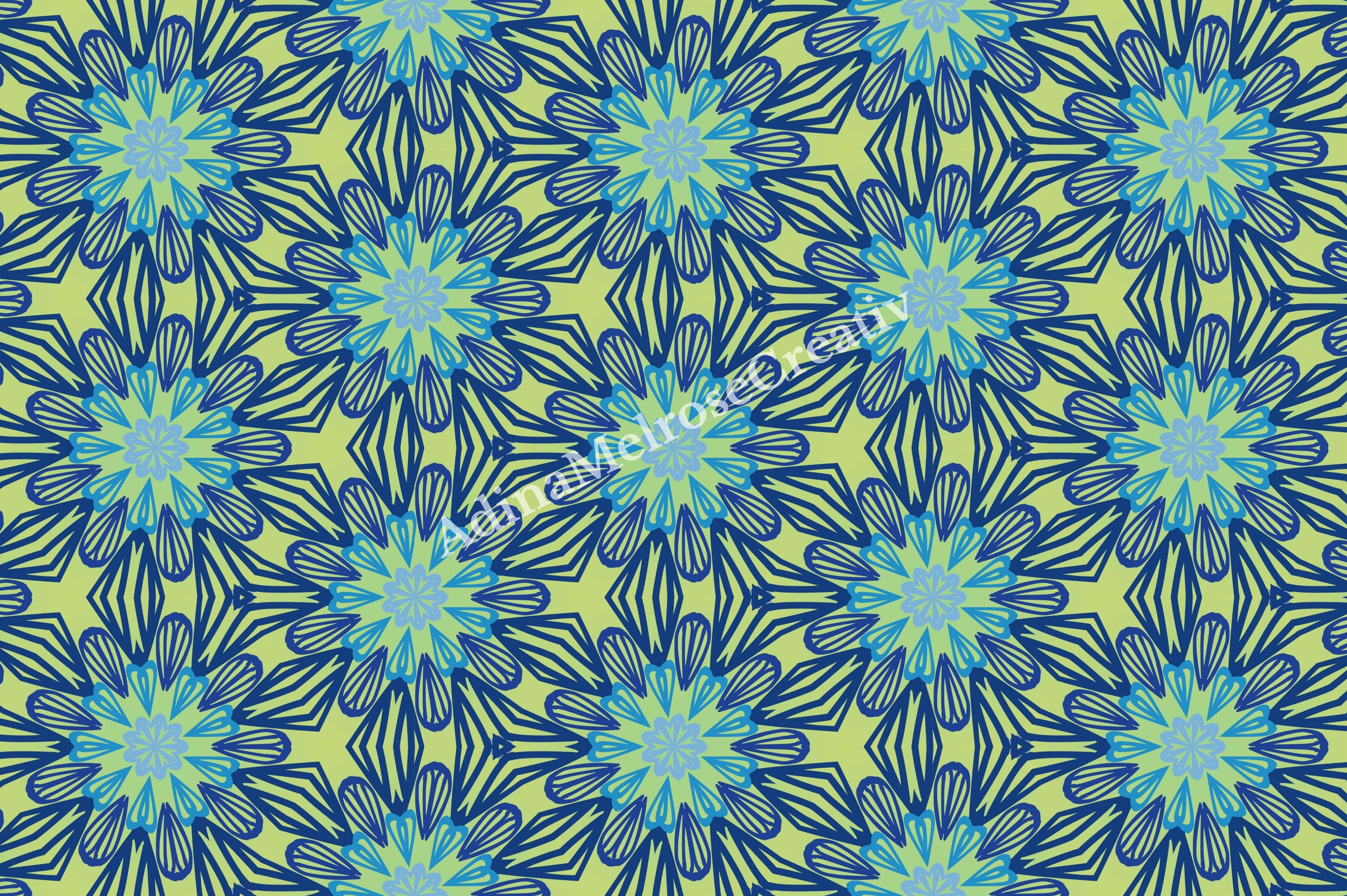 Mandala Geometric Seamless Pattern