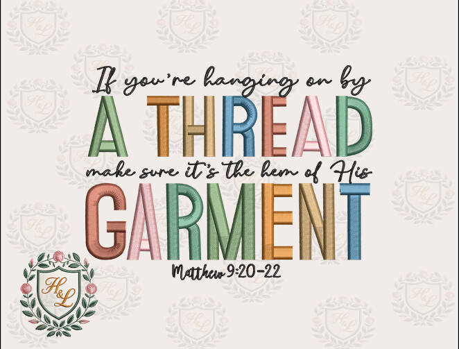 Matthew Bible Verse Embroidery Files