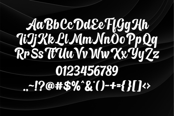 Mighty Alight Font PNG with transparent background - Preview 1