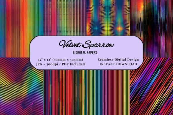 Neon Rainbow Line Textures