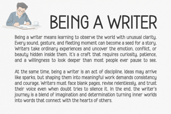 Notes Writer Font font preview - 3