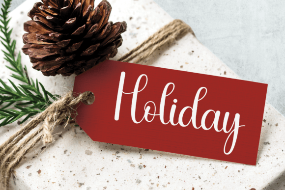 Santa Beauty Font PNG with transparent background - Preview 2