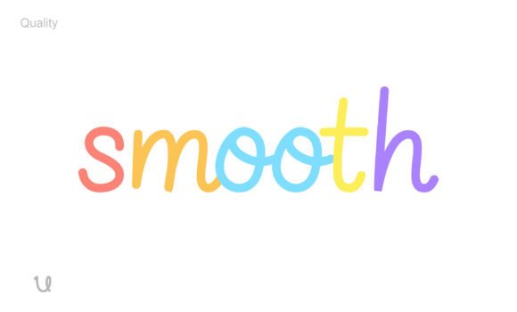 Smoothen Font PNG with transparent background - Preview 2