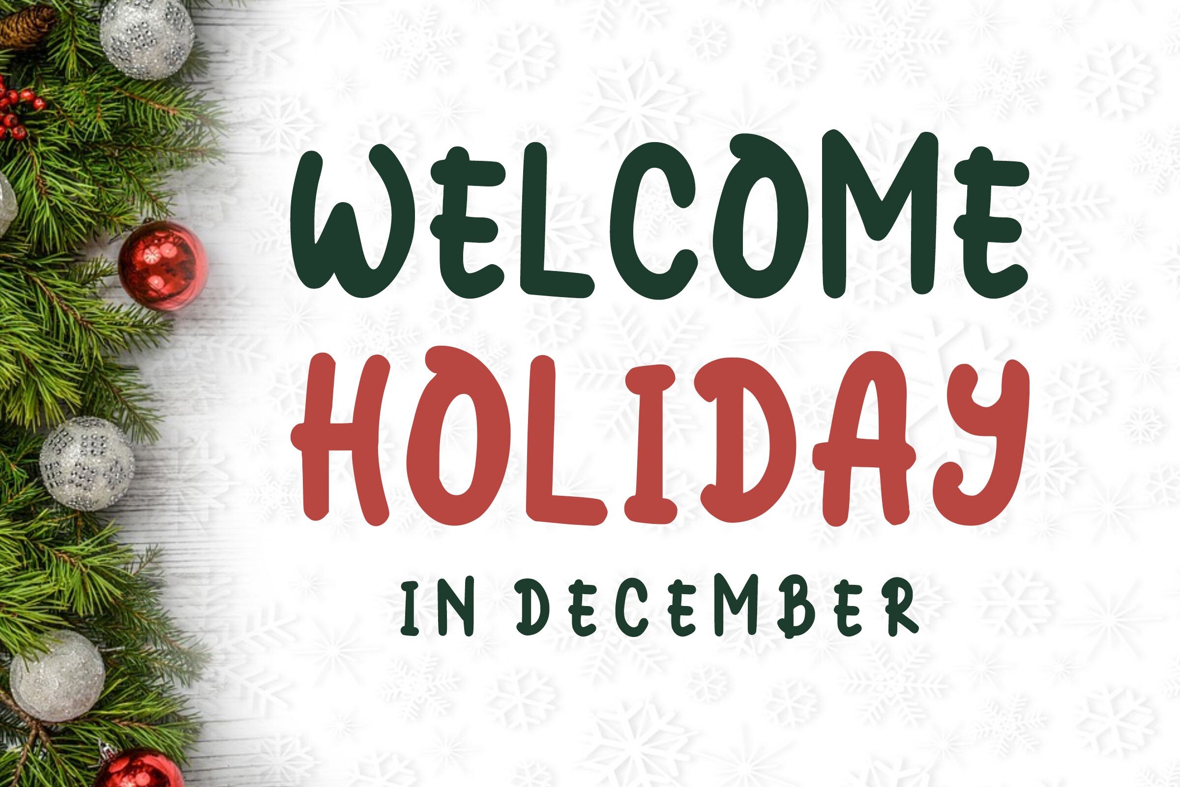 Thursday Christmas Font - photo 3