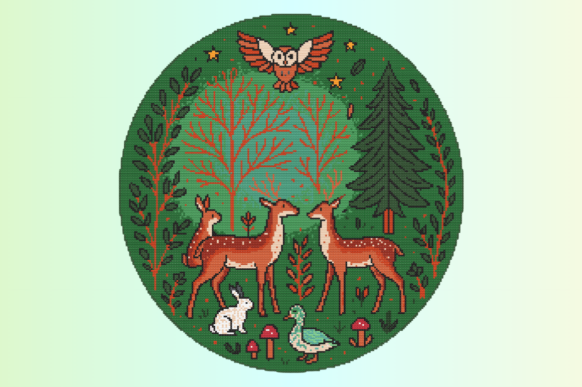Woodland Deer & Forest Animals