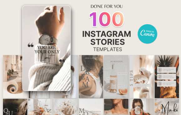 Instagram Stories Templates Canva Graphics
