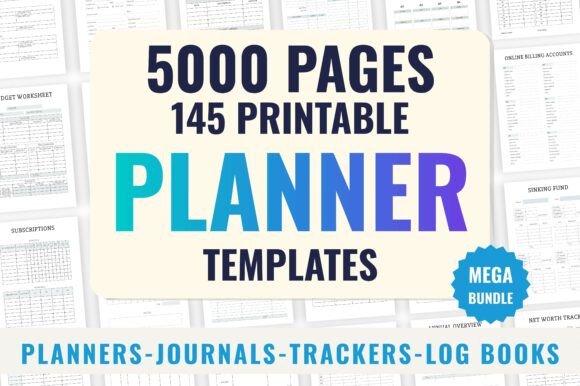 145 Mega KDP Planners Bundle