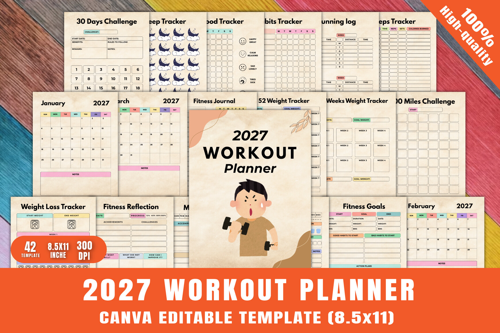 2027 Workout Planner