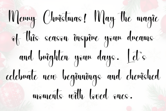 Amore Christmas Font - Preview 5