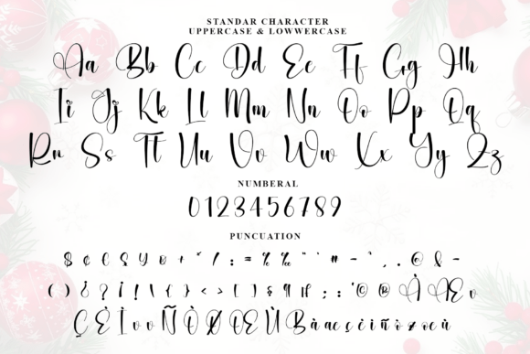 Amore Christmas Font - Preview 6