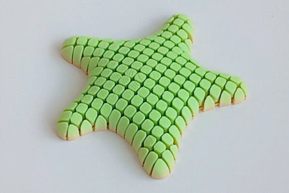 Articulated Starfish Model - Print-in-Place 3D Printable Toy - Image 1