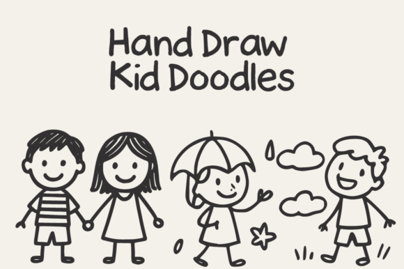 Children’s Scribbles Font - Preview 3