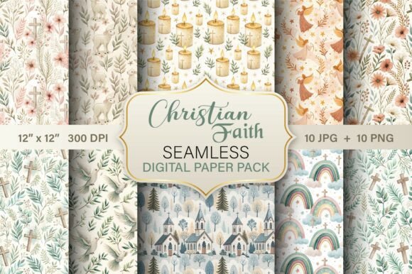 Christian Faith Seamless Set