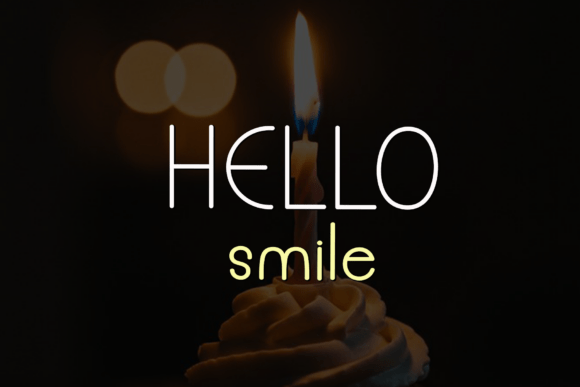 Dreaming Birthdays Font - Preview 2