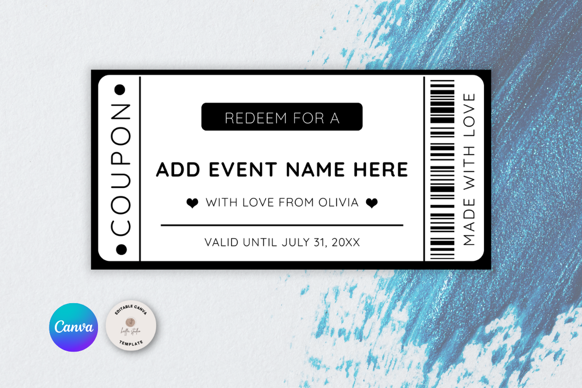 Editable Coupon Template