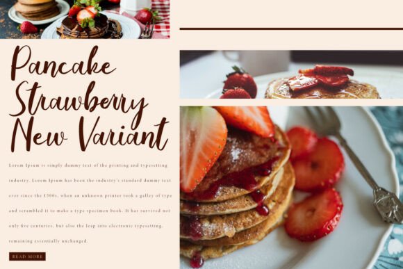 Favorite Pastry Font PNG with transparent background - Preview 4