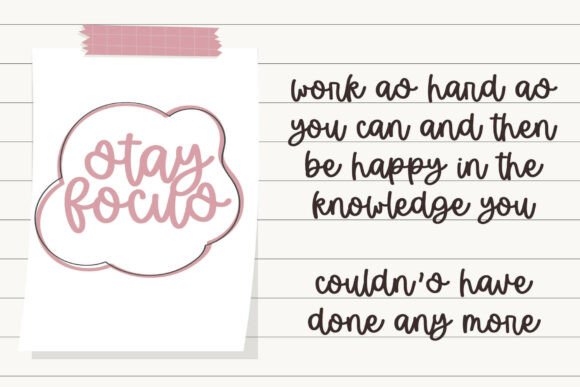 Gentle Letters Font PNG with transparent background - Preview 5
