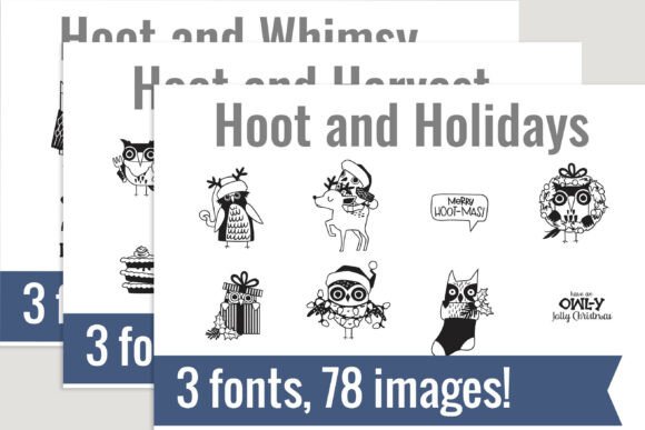 Preview of Hoot Dingbats dingbat font