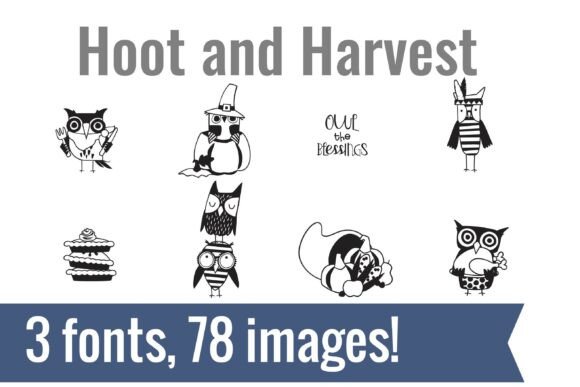 Hoot Dingbats Font - Preview 3