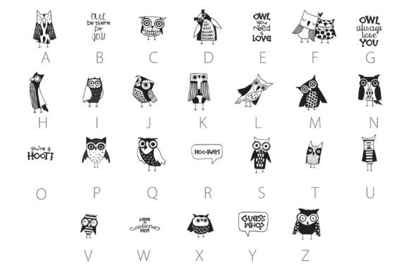 Hoot Dingbats Font - Preview 5