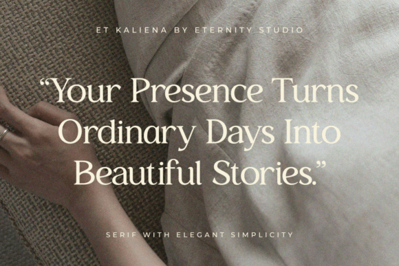 Kaliena Font PNG with transparent background - Preview 3