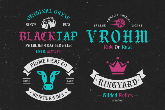 Los Reyes Font PNG with transparent background - Preview 6