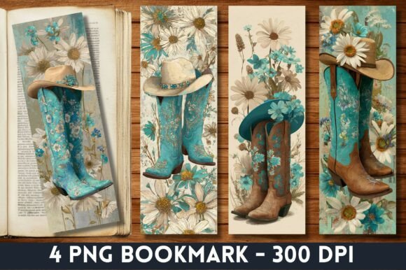 Ocean Cowgirl Beach Landscape Bookmark