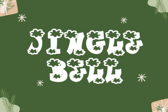 Plump Christmas Font PNG with transparent background - Preview 1