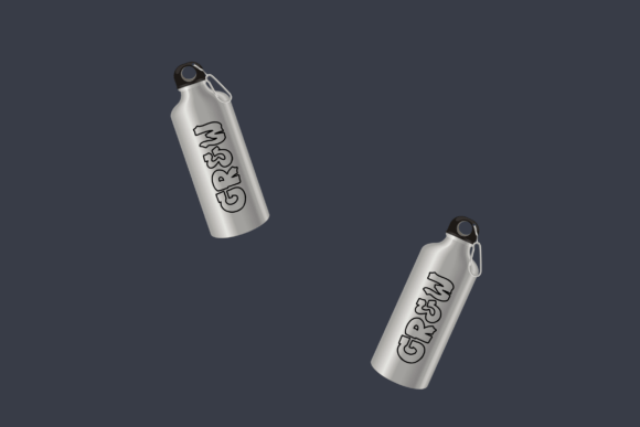 Plump Outline Font PNG with transparent background - Preview 5