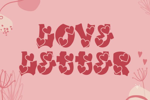 Plump Valentine Font PNG with transparent background - Preview 2
