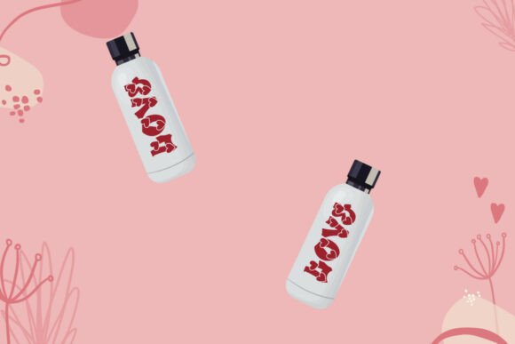 Plump Valentine Font PNG with transparent background - Preview 5